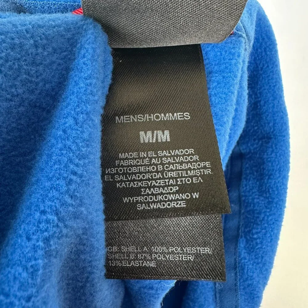 The North Face Flashdry Sweater 1/4 Zip‎ Fleece Pullover Sweatshirt Blue